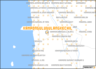 map of Kampong Ulu Dulang Kechil