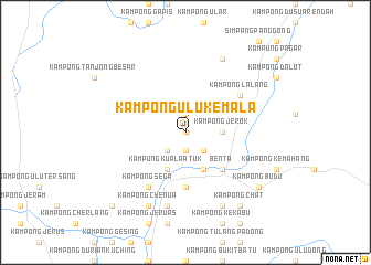 map of Kampong Ulu Kemala