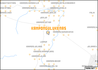 map of Kampong Ulu Kenas