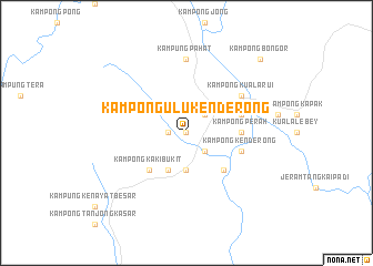 map of Kampong Ulu Kenderong