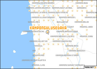 map of Kampong Ulu Sedaka