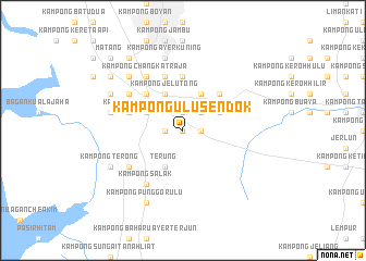 map of Kampong Ulu Sendok