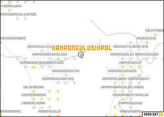 map of Kampong Ulu Simpol