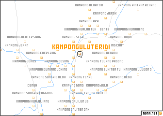 map of Kampong Ulu Teridi