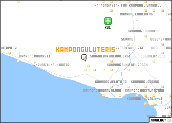 map of Kampong Ulu Teris