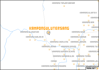 map of Kampong Ulu Tersang