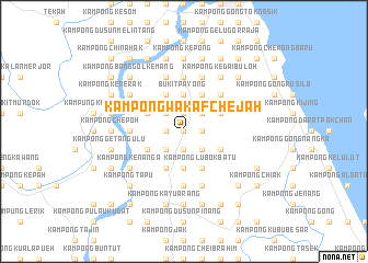 map of Kampong Wakaf Che Jah