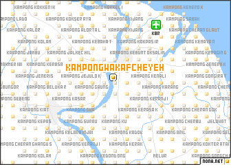 map of Kampong Wakaf Che Yeh