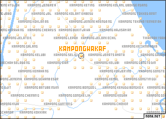 map of Kampong Wakaf