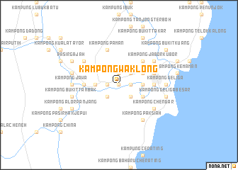 map of Kampong Wak Long