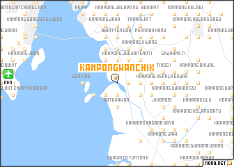 map of Kampong Wan Chik