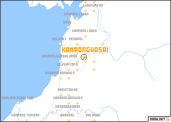 map of Kampong Wasai