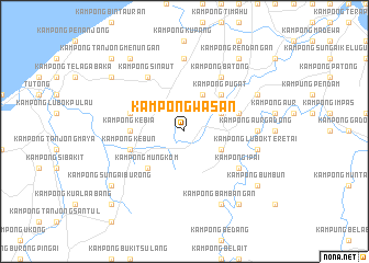 map of Kampong Wasan