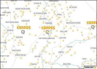 map of Kámpos