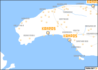 map of Kámpos