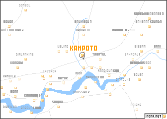 map of Kampoto