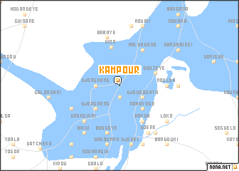 map of Kampour