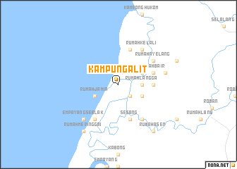map of Kampung Alit
