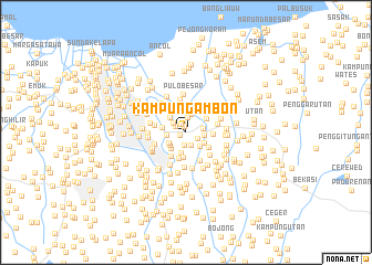 map of Kampungambon