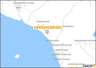 map of Kampung Api-Api