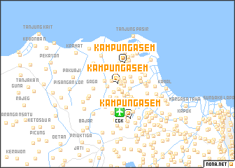 map of Kampungasem