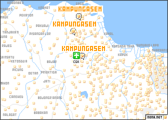 map of Kampungasem