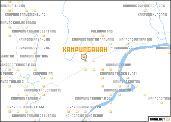 map of Kampung Awah