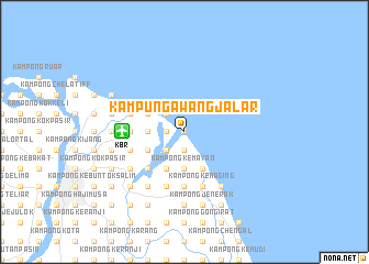 map of Kampung Awang Jalar