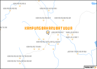 map of Kampung Baharu Batu Dua