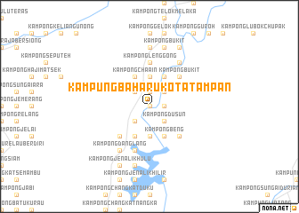 map of Kampung Baharu Kota Tampan