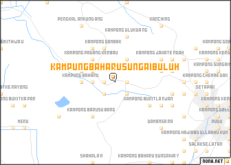 map of Kampung Baharu Sungai Buluh