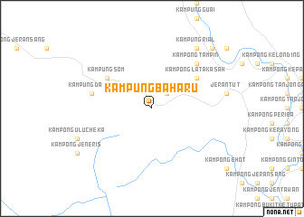 map of Kampung Baharu