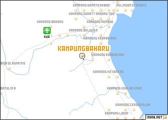 map of Kampung Baharu