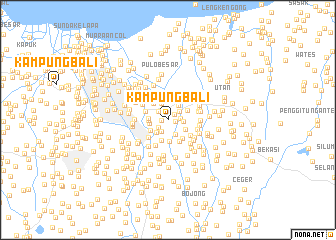 map of Kampungbali