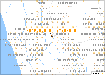 map of Kampung Banat Syed Harun