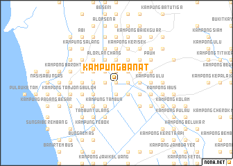 map of Kampung Banat