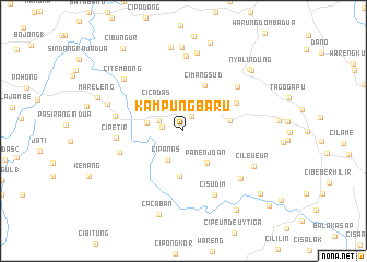 map of Kampungbaru