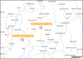 map of Kampungbaru