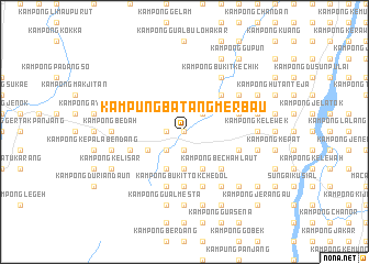 map of Kampung Batang Merbau