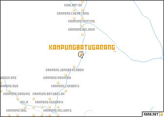 map of Kampung Batu Garang