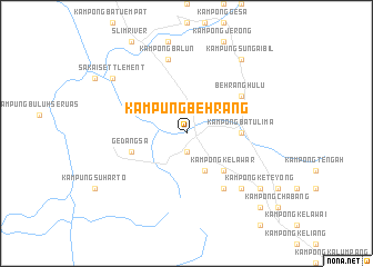 map of Kampung Behrang