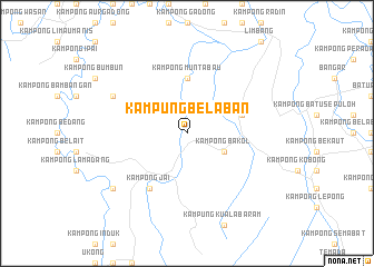 map of Kampung Belaban