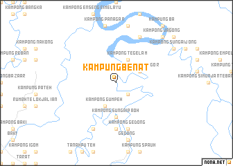 map of Kampung Benat