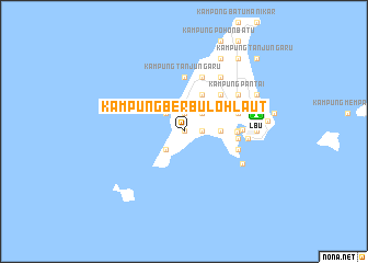 map of Kampung Berbuloh Laut