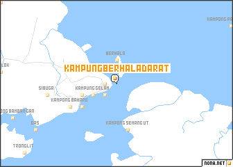 map of Kampung Berhala Darat