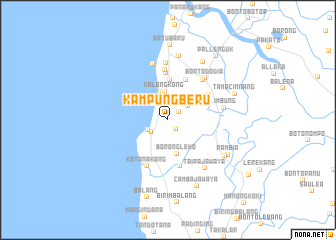 map of Kampungberu