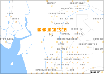 map of Kampung Beseri