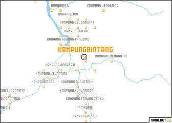 map of Kampung Bintang