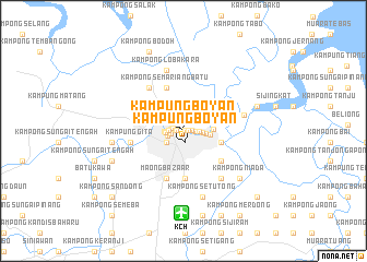 map of Kampung Boyan
