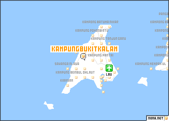 map of Kampung Bukit Kalam